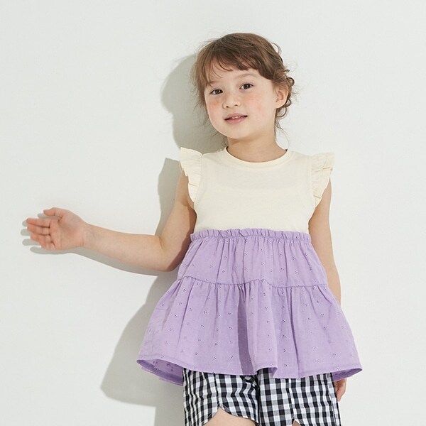 選べる2パターンキャミドッキングトップス