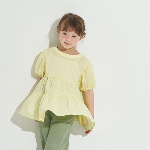 たっぷりギャザーチュニックトップス