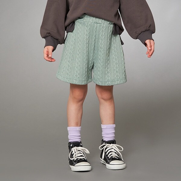 ジャガードニットソーショートパンツ