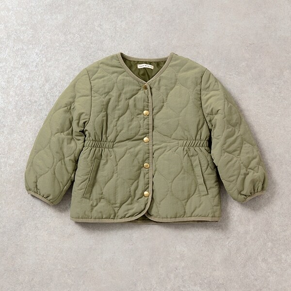 きれいシルエットキルティングブルゾン