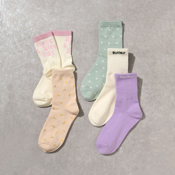 アソートクルーソックス5Pセット