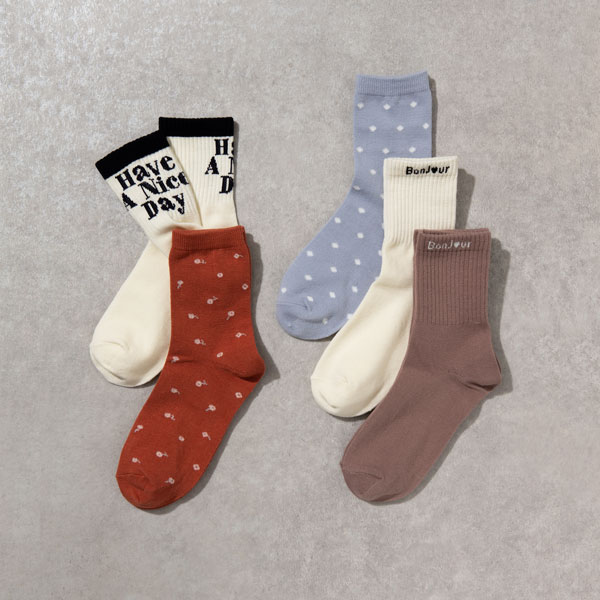 アソートクルーソックス5Pセット