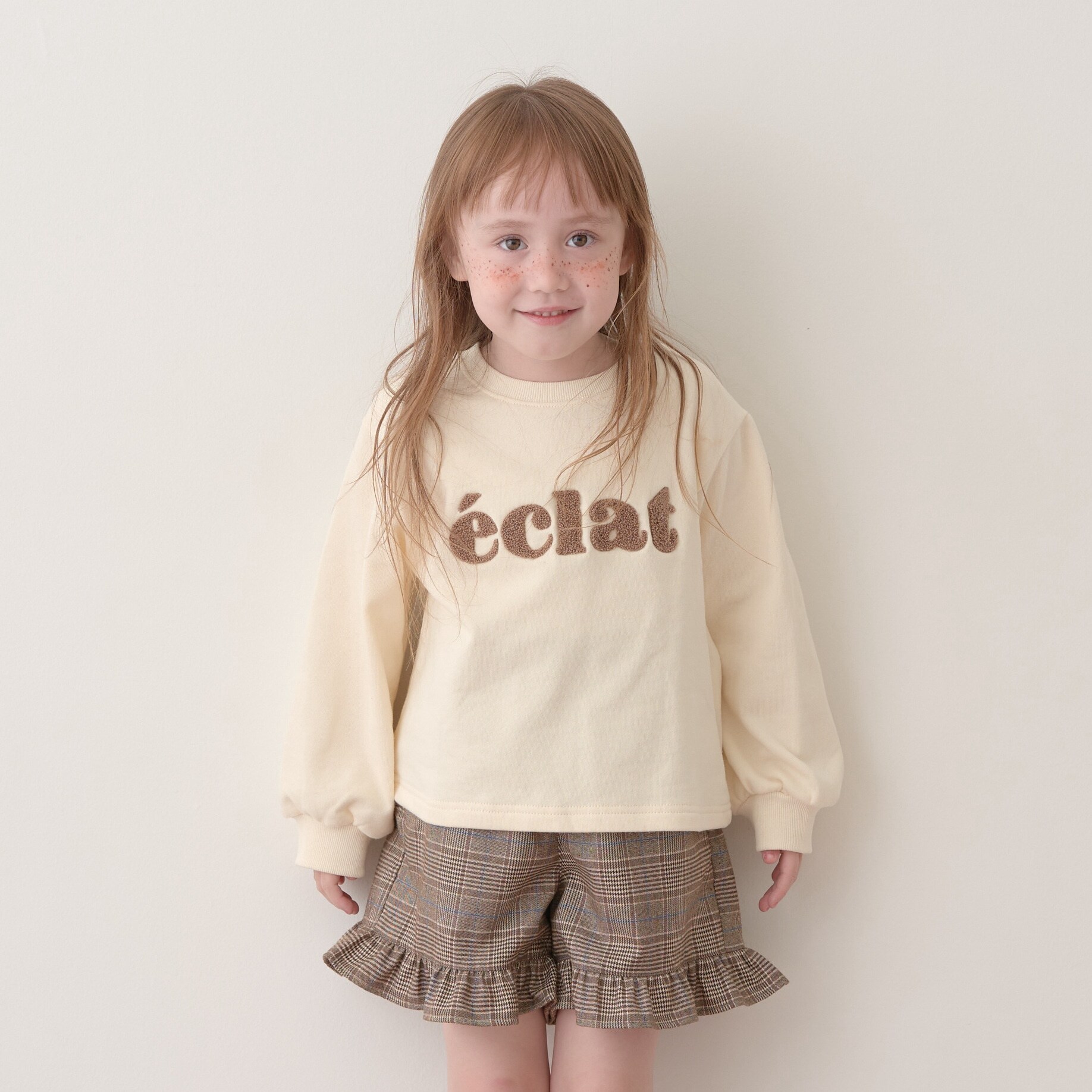 【表コットン毛玉バイバイ】サガラ刺しゅうロゴスウェット