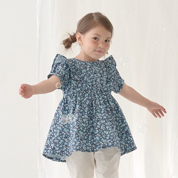 たっぷりギャザーチュニックトップス