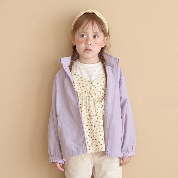 【撥水加工】バックフリルAラインエブリデイマウンテンパーカ(収納袋付き)