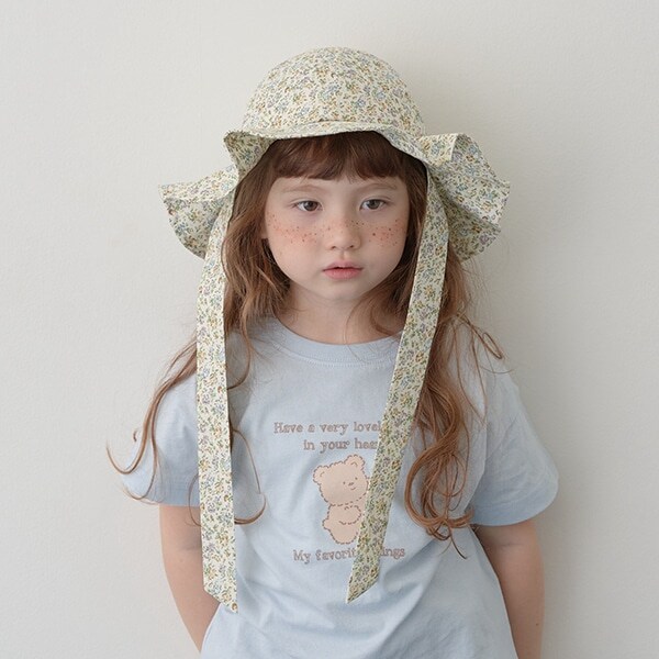 柄アソートリボンフリルハット