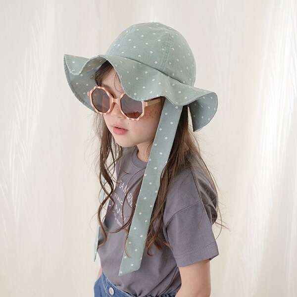 柄アソートリボンフリルハット