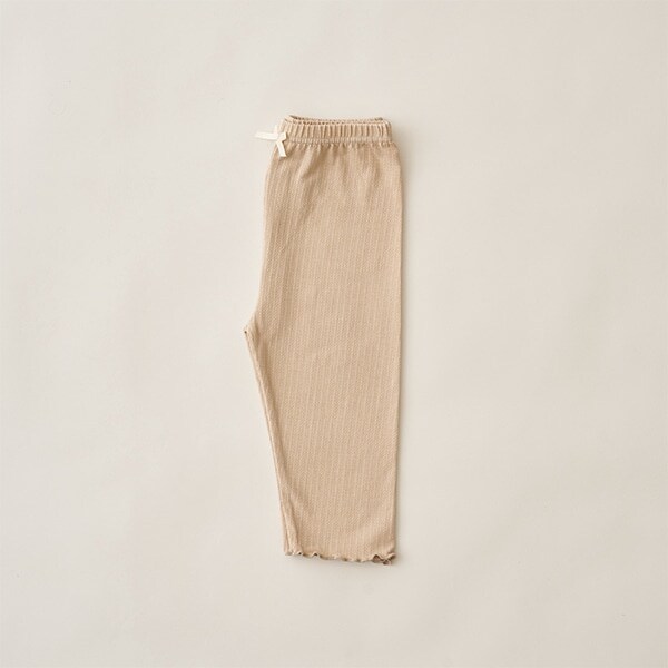 【ラインフラワーメッシュ】メロー7分丈レギンス