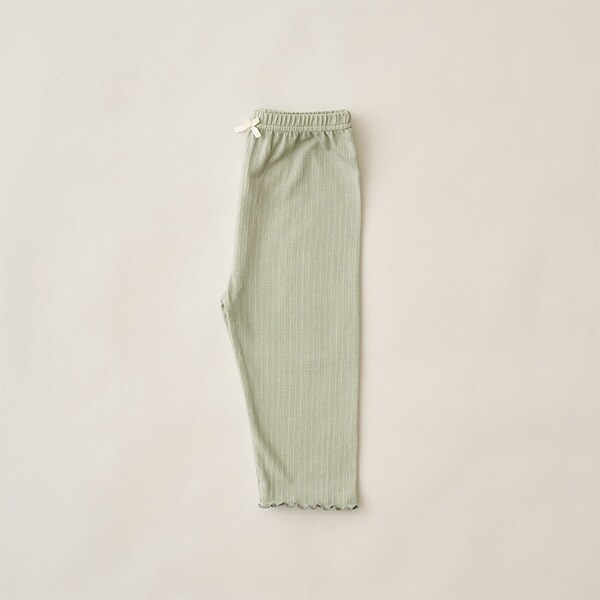 【ラインフラワーメッシュ】メロー7分丈レギンス