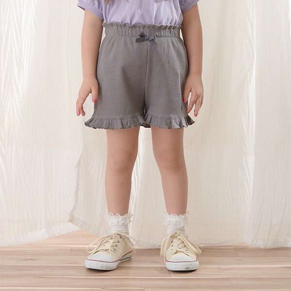 【ふわふワッフル】フリルショートパンツ