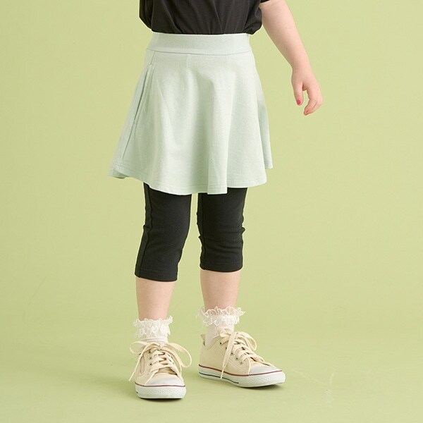 【万能アイテム】のびのびストレッチ6分丈スカッツ