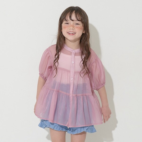 前後2wayシアーティアードチュニック