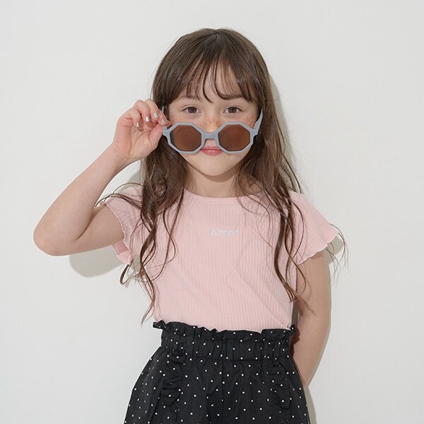 チビ刺しゅうテレコミニミニTシャツ