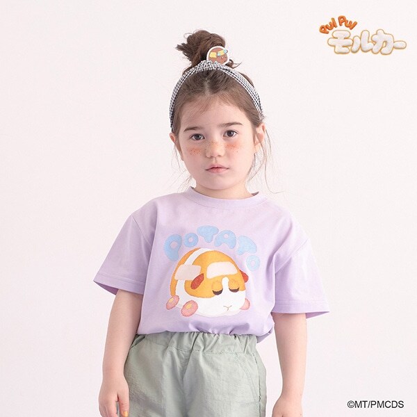 【PUI PUI モルカー】【型崩れしないやわらかコットン】いろいろポテトTシャツ
