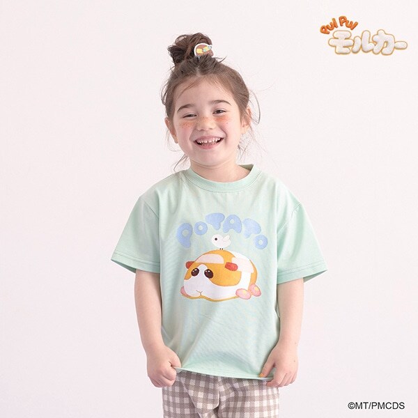 【PUI PUI モルカー】【型崩れしないやわらかコットン】いろいろポテトTシャツ