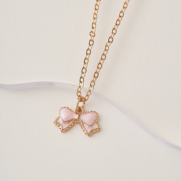 リボンモチーフネックレス