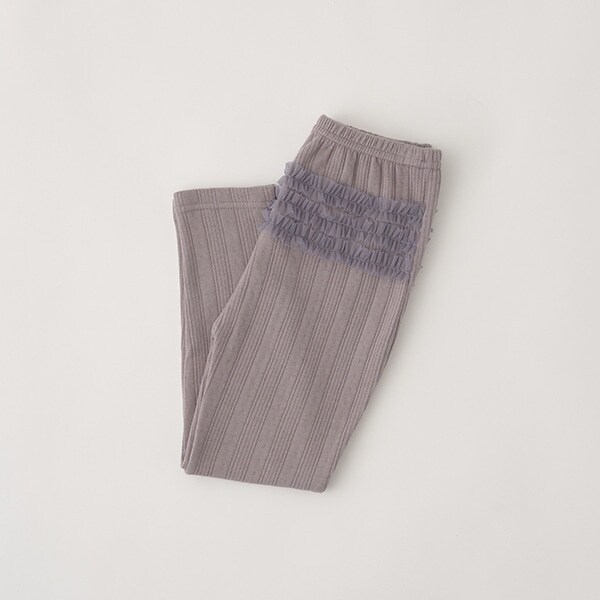 【やみつきになる着心地】バックフリルレギンス