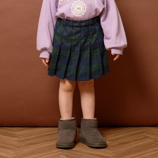 チェックプリーツスカート(インナーパンツ付き)