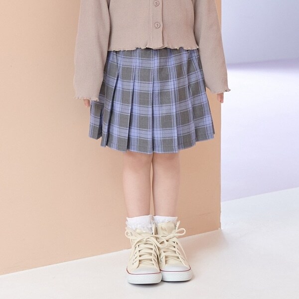 チェックプリーツスカート(インナーパンツ付き)