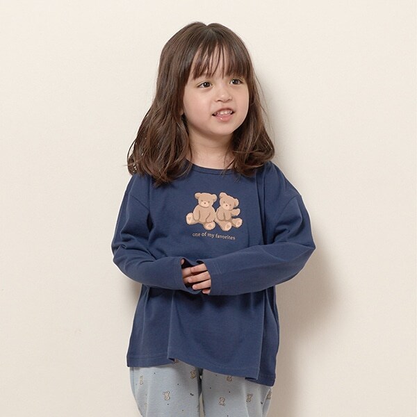 【型崩れしないやわらかコットン】アソートプリントAラインTシャツ