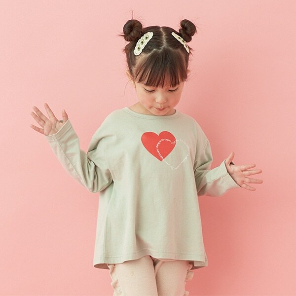 【型崩れしないやわらかコットン】アソートプリントAラインTシャツ