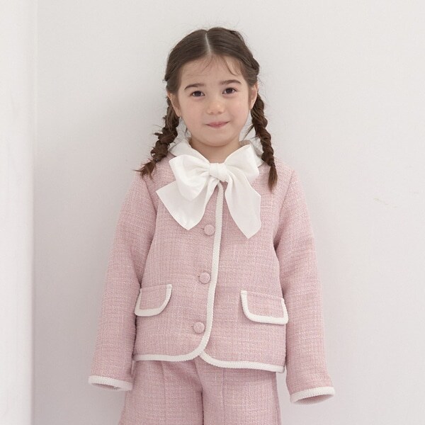 ツイードノーカラージャケット