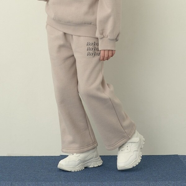 【表コットン毛玉バイバイ裏起毛】リラックスパンツ