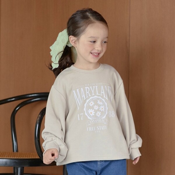 アソートカレッジロゴプリントトレーナー