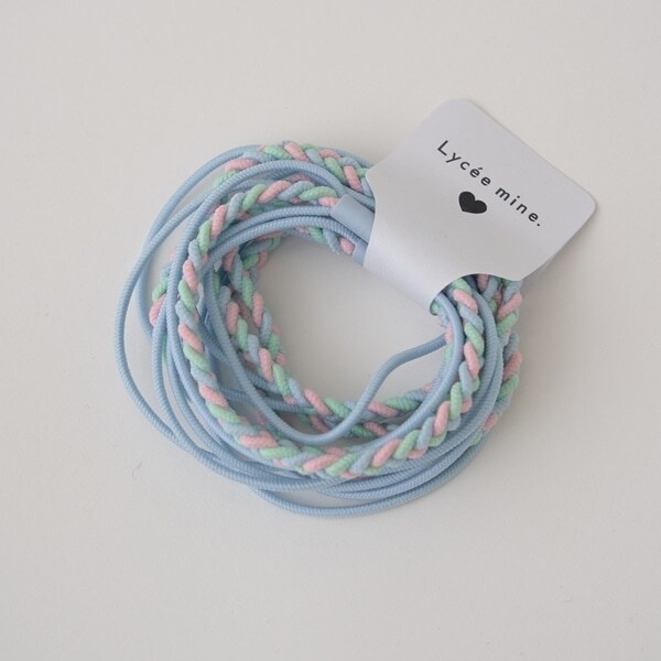 カラーヘアゴム5本セット