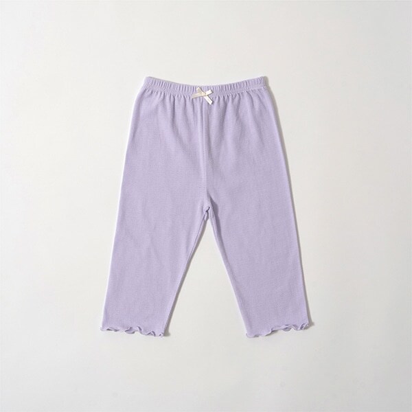 【ラインフラワーメッシュ】メロー7分丈レギンス