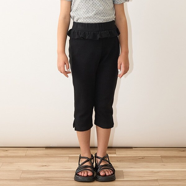 【ともパン】サイドスリット7分丈カプリパンツ