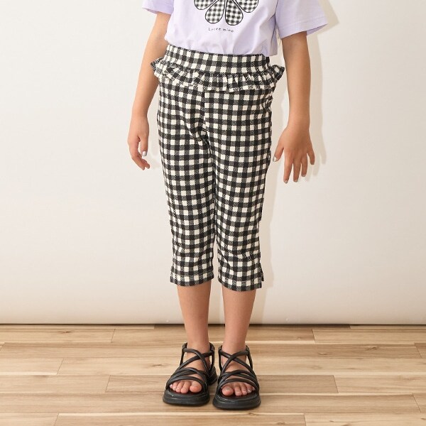 【ともパン】サイドスリット7分丈カプリパンツ