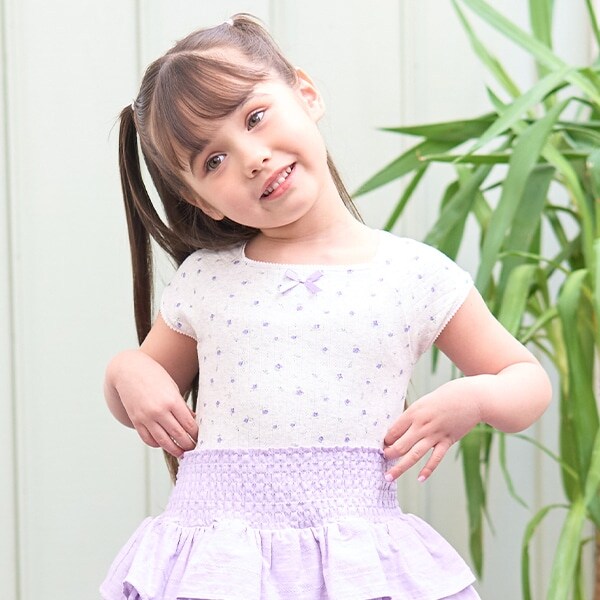 花柄プリントミニミニトップス