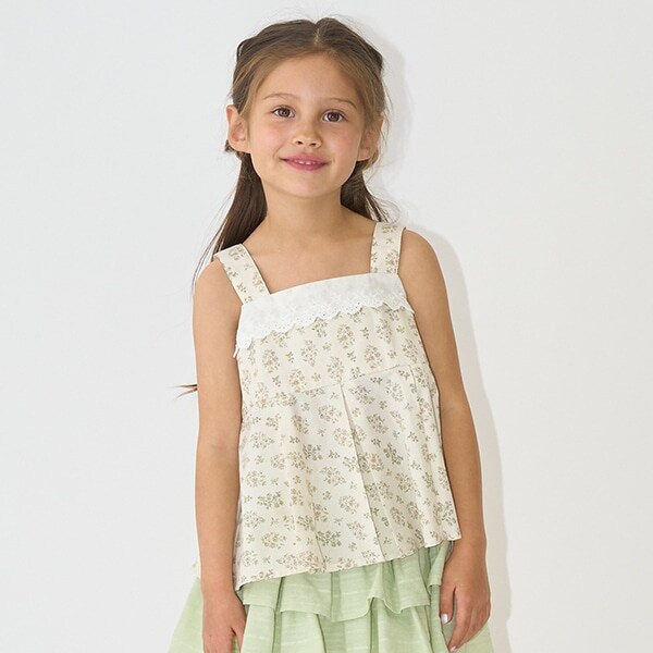 柄アソートペプラムキャミソール