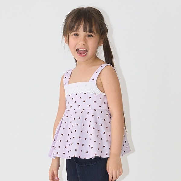 柄アソートペプラムキャミソール