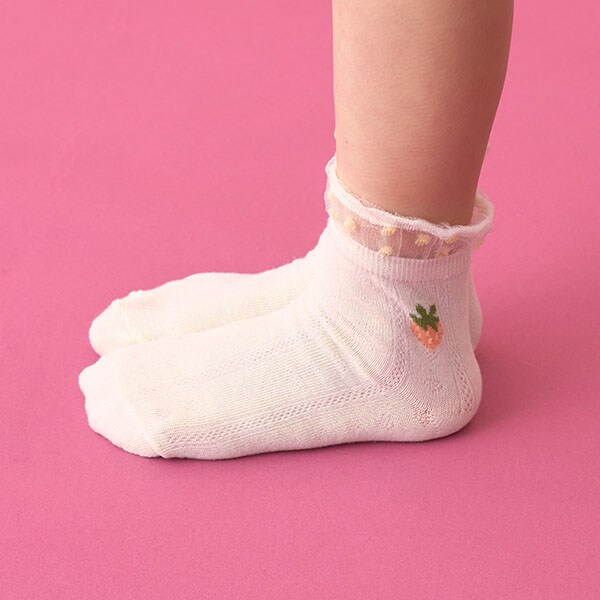 いちごふりふりソックス