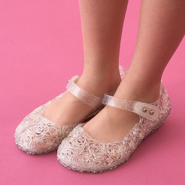 クリアラメラバーワンストラップシューズ