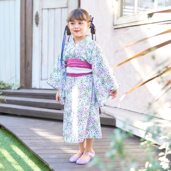 【浴衣】すぽっと着やすい♪ 柄アソート・ワンピースタイプ(帯2枚セット)