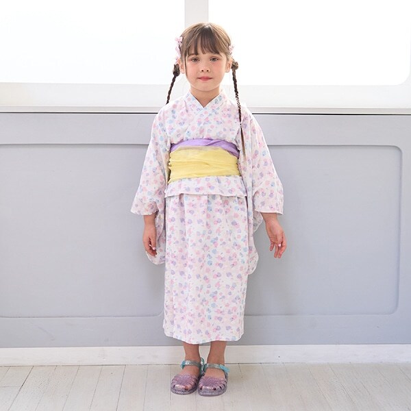 【浴衣】簡単着付け♪柄アソート・2wayセパレートタイプ(帯2枚セット)