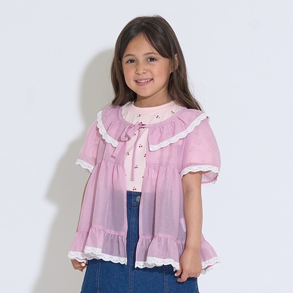 シアーギャザートップス