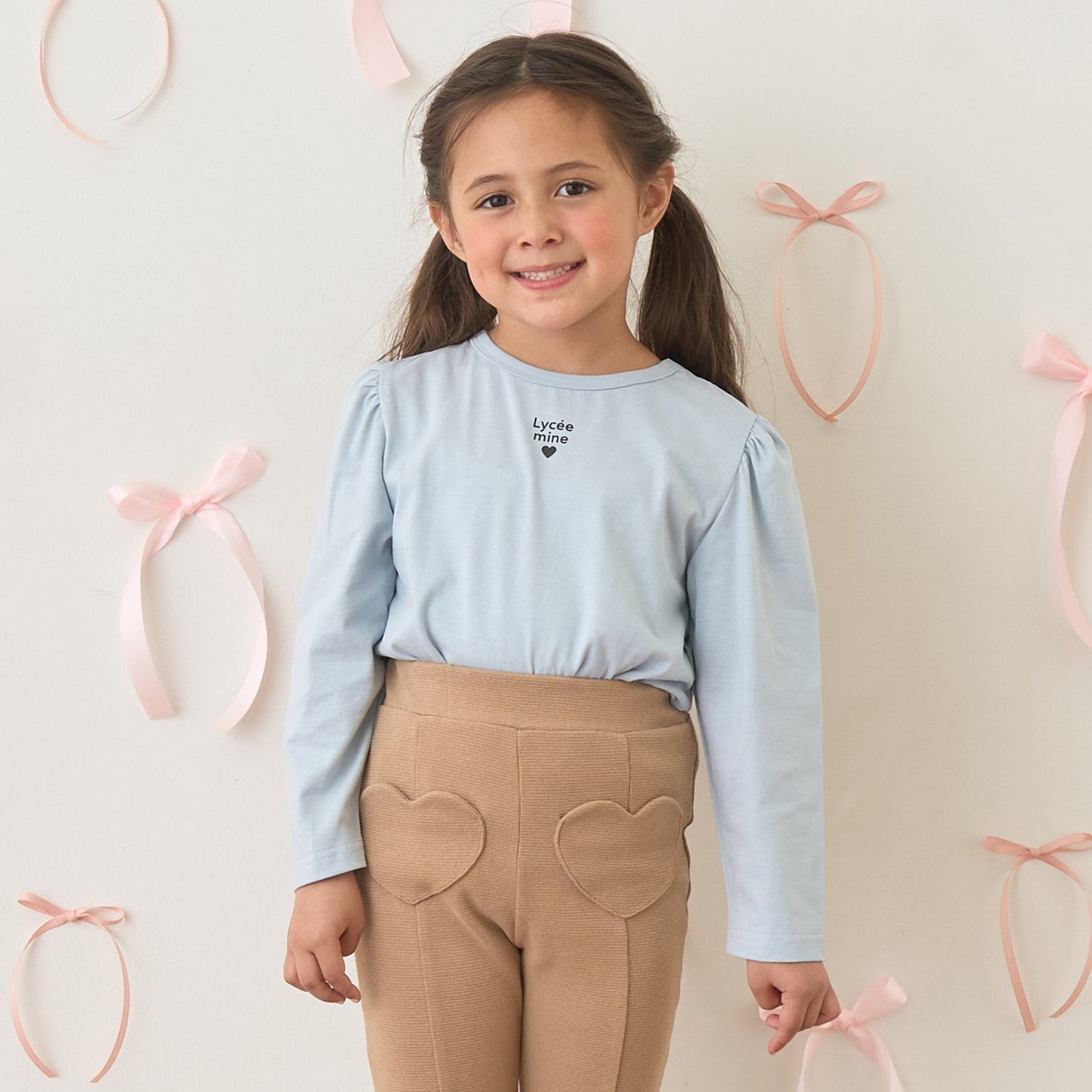 【どちらが前でもOK】【ソフトコットン】AラインTシャツ