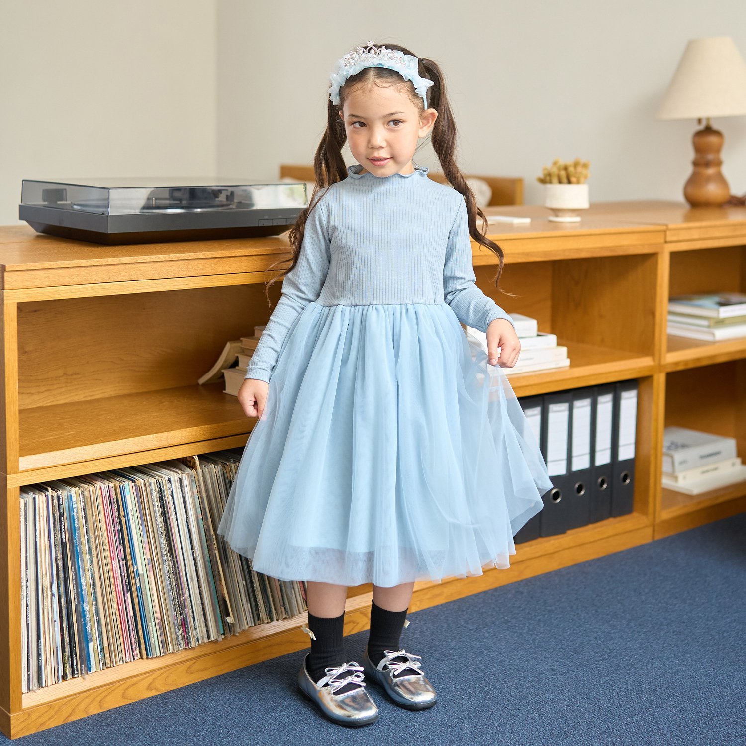 チュールドッキングワンピース