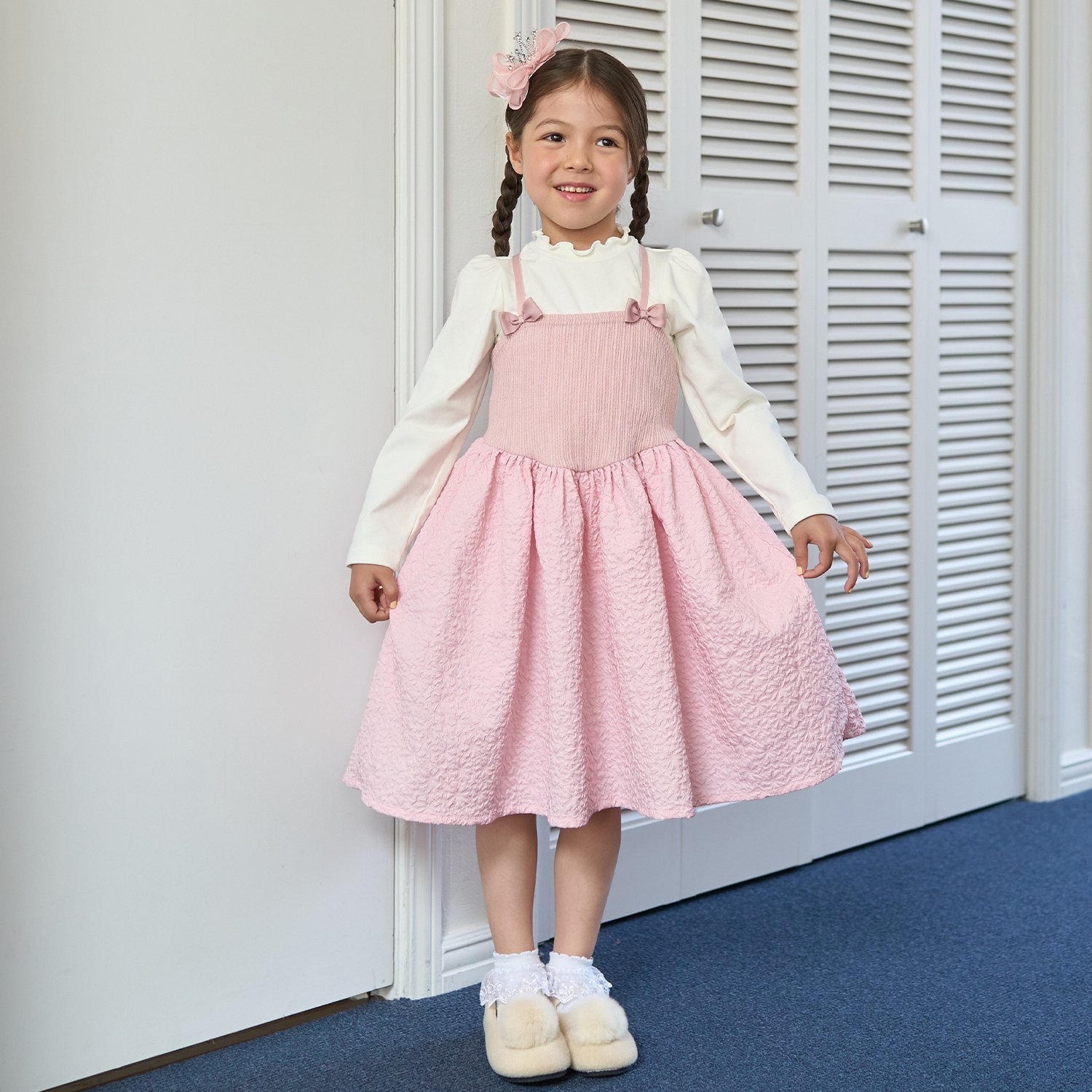 フライストップス&キャミワンピースセット