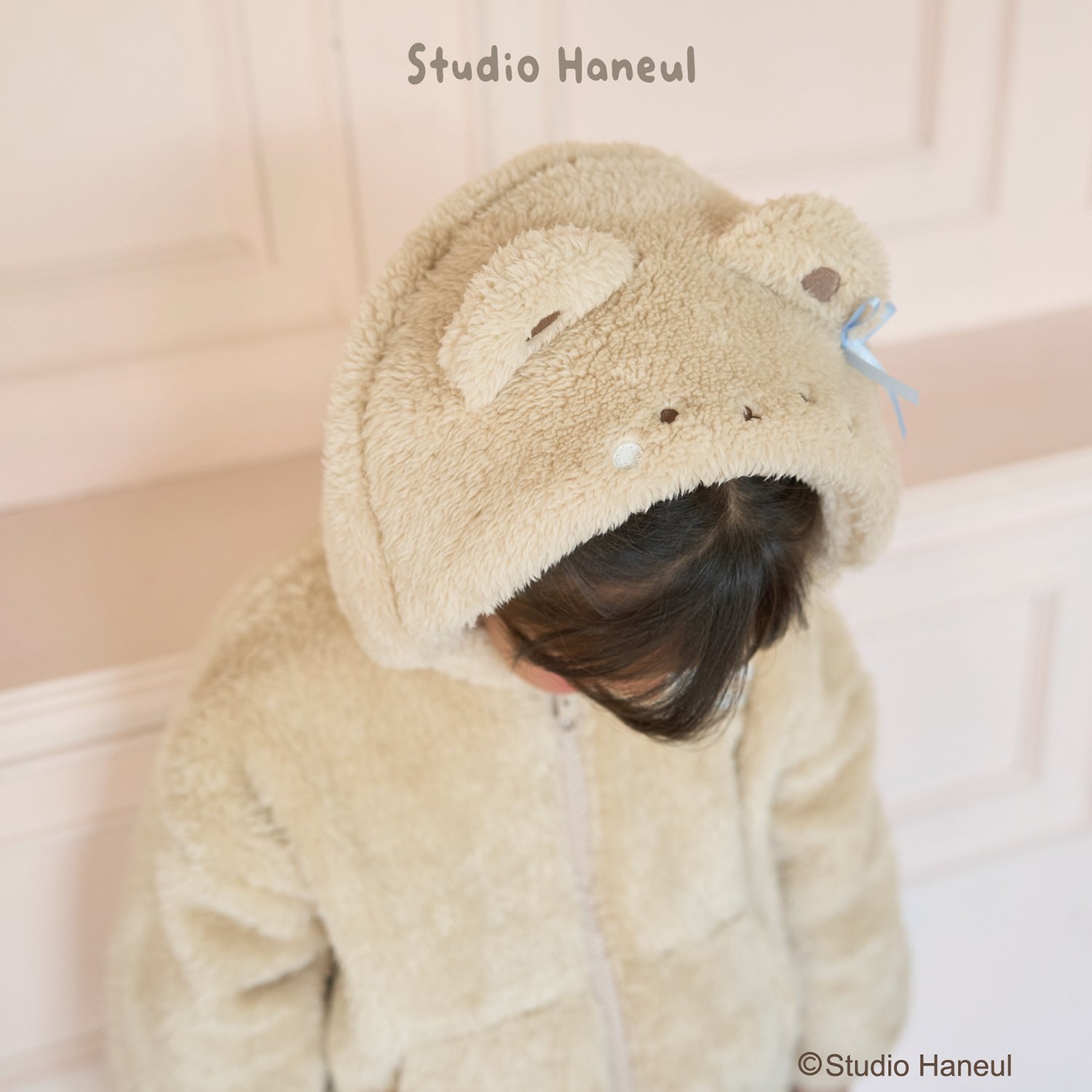 【スタジオハヌル】パム＆タルトもこもこジップパーカ