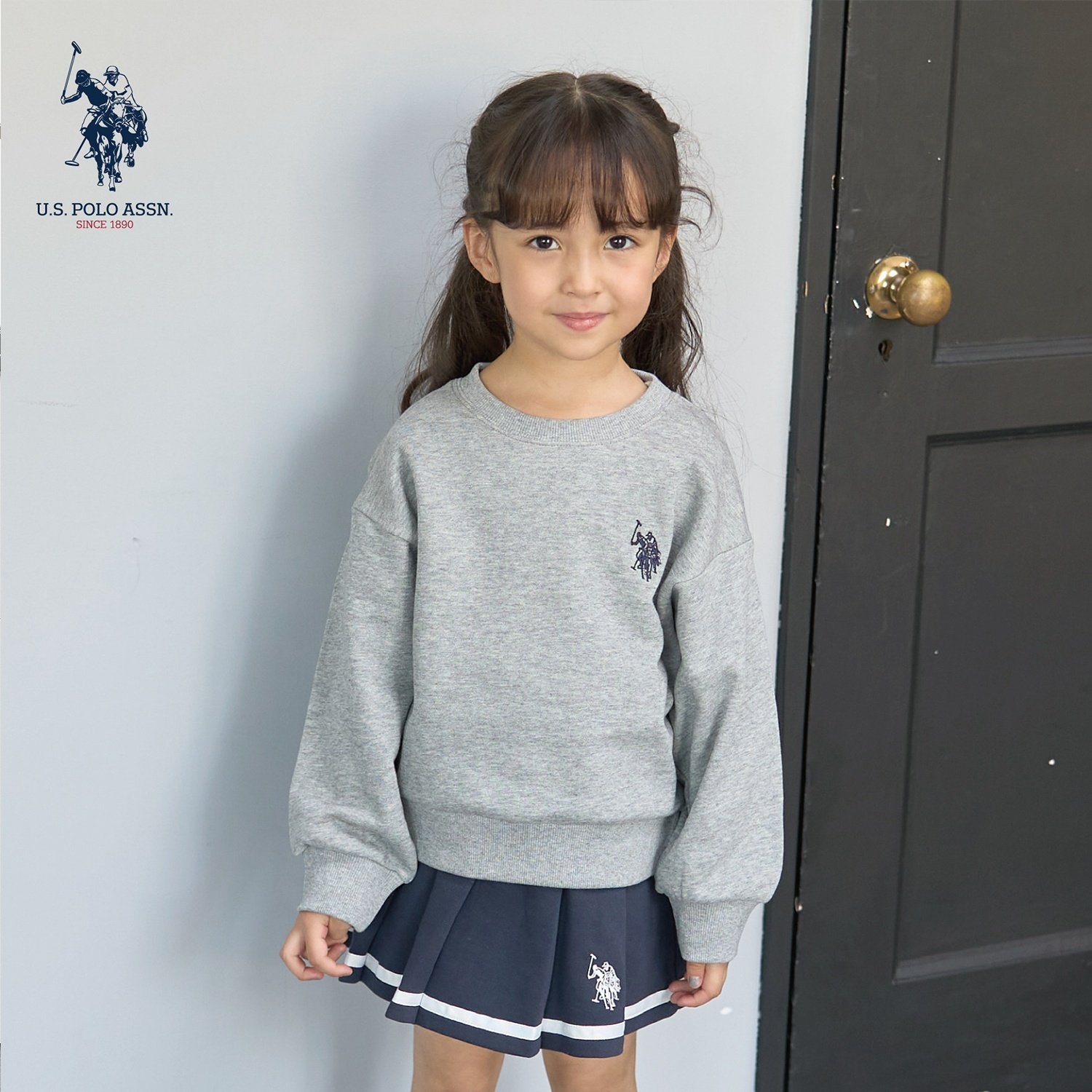 【U.S.POLO ASSN.】ワンポイント刺しゅうスウェット