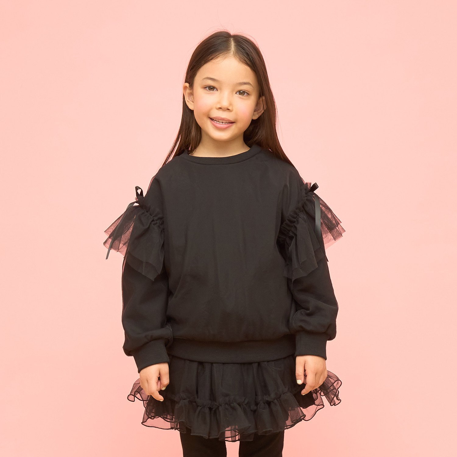 【速乾裏毛】ふんわりチュールスウェット