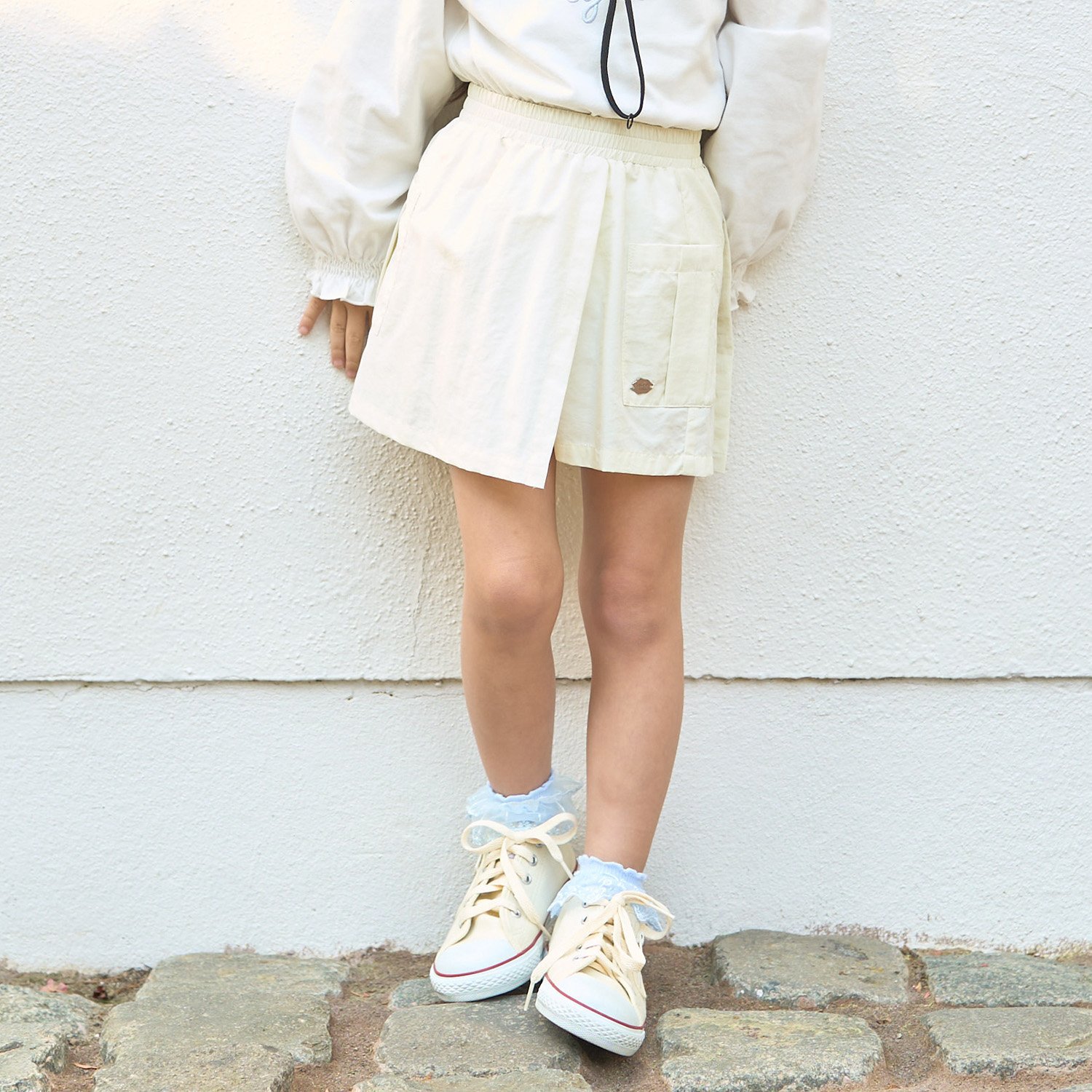 【スクール対応】【撥水・防汚・耐久・UV】ポケット付きラップパンツ