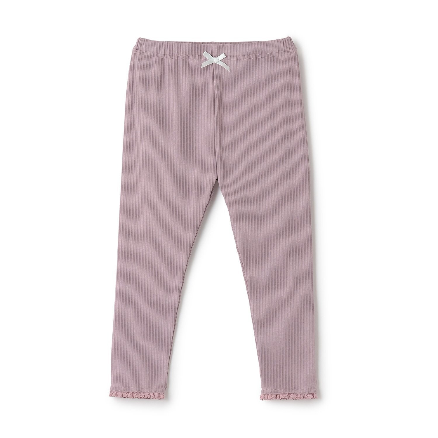 裾レースフリル9分丈レギンス