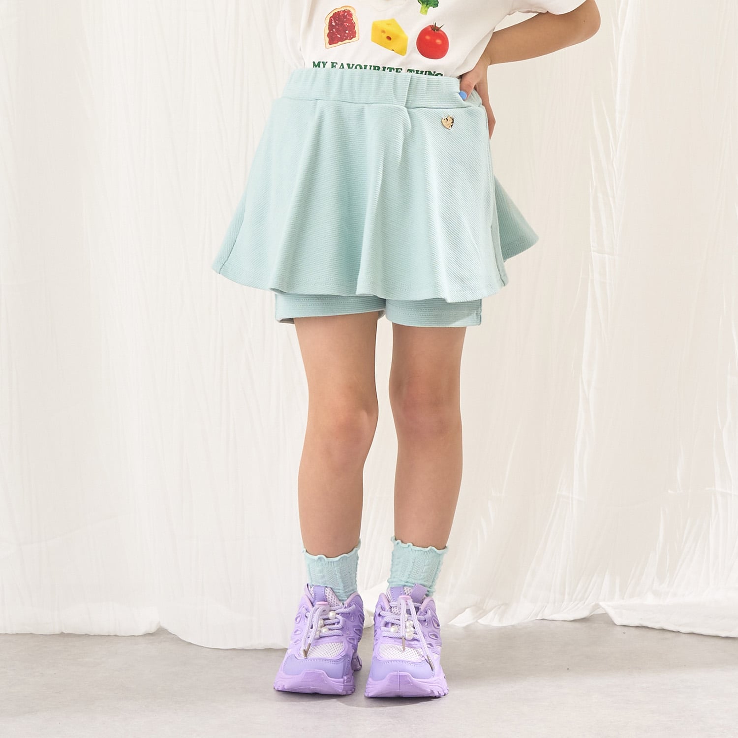 【ともパン】パンツ付きフレアスカート