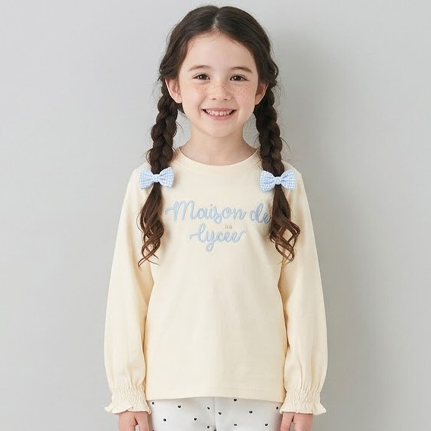 【綿100％】 【速乾・UV・型崩れしない】【ムテキT】ロゴ刺しゅうシャーリングスリーブトップス